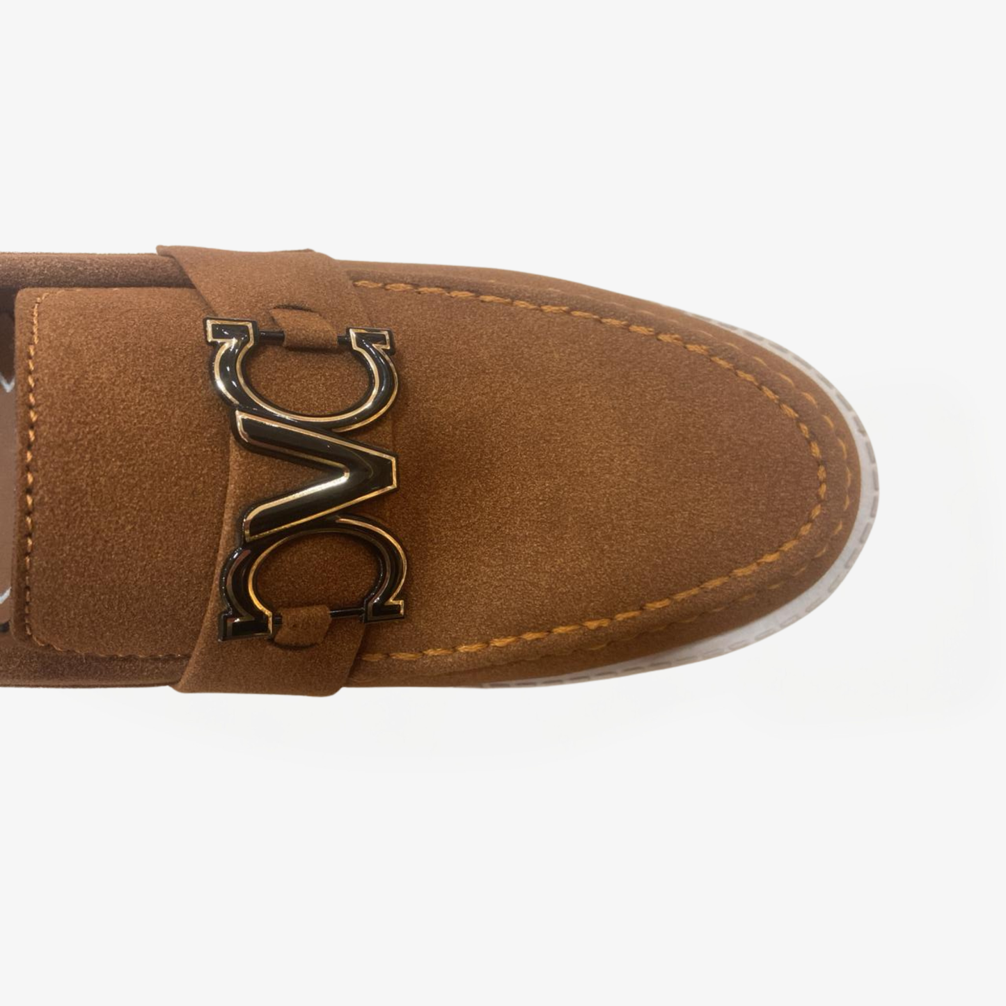 Men’s Brown Suede Bit Loafer – Sport Sole