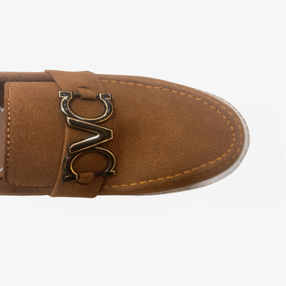 Men’s Brown Suede Bit Loafer – Sport Sole