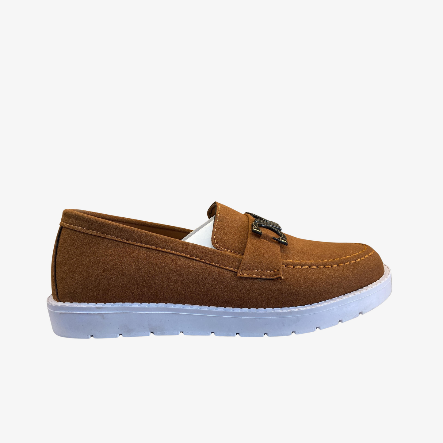 Men’s Brown Suede Bit Loafer – Sport Sole